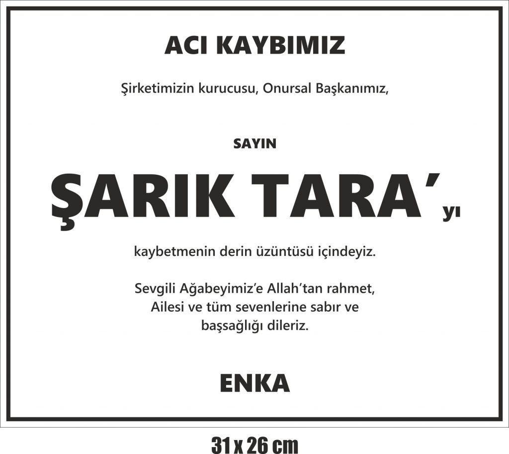 Hürriyet Başsağlığı ilanları